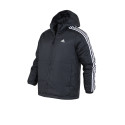 Adidas Moda Campera De Abrigo Con Capucha Adidas Essentials 3 Tiras Negra