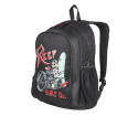 Mochila Reef Estampada 17,5 Pulgadas Negra