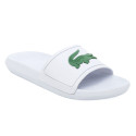 Lacoste Moda Ojotas Lacoste Croco 119 Blanca