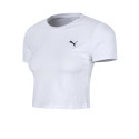 Remera Corta Puma Wardrobe Essentials Baby Mujer Blanca