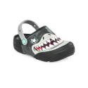 Crocs Moda Zueco Con Luces Crocs Fun Lab Clog Niño Gris